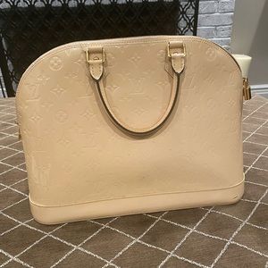 Louis Vuitton Vernis Alma GM Rose Florentin